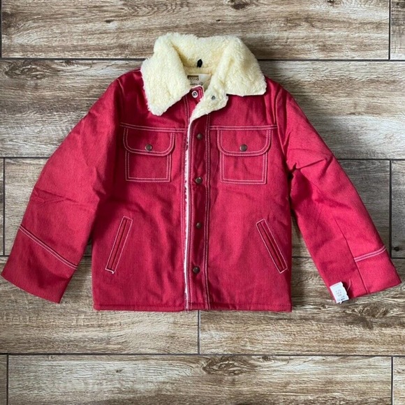 Vintage DENIM Trucker Jacket Boys 12 - Picture 2 of 7